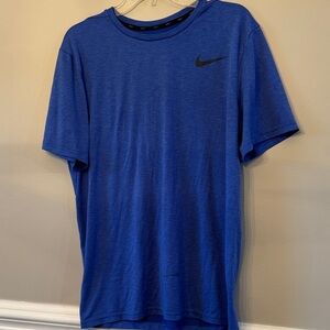 Nike Men's Royal Blue Short Sleeve Dri Fit Shirt